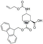 FMOC-L-TRANSHOMOPRO(4-NH-ALLOC) Struktur