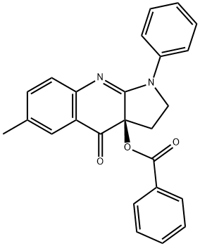 (R)-(+)-BLEBBISTATIN O-BENZOATE Struktur