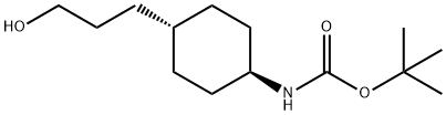 TERT-BUTYL TRANS-4-(3-HYDROXYPROPYL)CYCLOHEXYLCARBAMATE Struktur