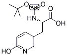 (S)-2-TERT-BUTOXYCARBONYLAMINO-3-(6-HYDROXY-PYRIDIN-3-YL)-PROPIONIC ACID Struktur