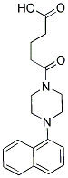 5-[4-(1-NAPHTHYL)PIPERAZIN-1-YL]-5-OXOPENTANOIC ACID Struktur