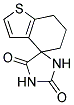 6,7-DIHYDRO-2'H,5H,5'H-SPIRO[1-BENZOTHIOPHENE-4,4'-IMIDAZOLIDINE]-2',5'-DIONE Struktur