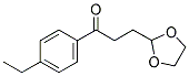 3-(1,3-DIOXOLAN-2-YL)-4'-ETHYLPROPIOPHENONE Struktur