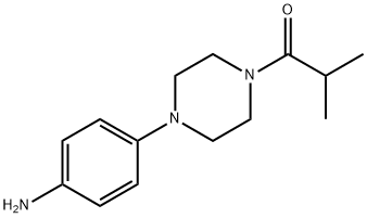 1-[4-(4-AMINO-PHENYL)-PIPERAZIN-1-YL]-2-METHYL-PROPAN-1-ONE Struktur