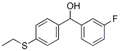 4-(ETHYLTHIO)-3'-FLUOROBENZHYDROL Struktur