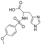 3-(1H-IMIDAZOL-4-YL)-2-[[(4-METHOXYPHENYL)SULFONYL]AMINO]PROPANOIC ACID Struktur