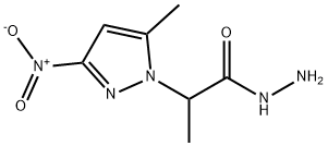 2-(5-METHYL-3-NITRO-PYRAZOL-1-YL)-PROPIONIC ACID HYDRAZIDE Struktur