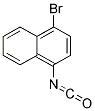 1-BROMO-4-ISOCYANATONAPHTHALENE Struktur