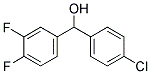 4-CHLORO-3',4'-DIFLUOROBENZHYDROL Struktur