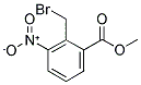 METHYL 2-(BROMOMETHYL)-3-NITROBENZENECARBOXYLATE Struktur