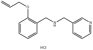 (2-ALLYLOXY-BENZYL)-PYRIDIN-3-YLMETHYL-AMINE HYDROCHLORIDE Struktur