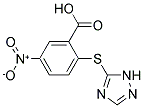 5-NITRO-2-(2H-[1,2,4]TRIAZOL-3-YLSULFANYL)-BENZOIC ACID Struktur