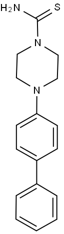 4-(1,1'-BIPHENYL-4-YL)PIPERAZINE-1-CARBOTHIOAMIDE Struktur