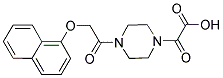 (4-[(1-NAPHTHYLOXY)ACETYL]PIPERAZIN-1-YL)(OXO)ACETIC ACID Struktur