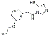 4-((3-(ALLYLOXY)BENZYL)AMINO)-4H-1,2,4-TRIAZOLE-3-THIOL Struktur