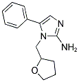 5-PHENYL-1-(TETRAHYDRO-FURAN-2-YLMETHYL)-1H-IMIDAZOL-2-YLAMINE Struktur