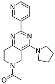 1-(2-PYRIDIN-3-YL-4-PYRROLIDIN-1-YL-7,8-DIHYDRO-5H-PYRIDO[4,3-D]PYRIMIDIN-6-YL)-ETHANONE Struktur