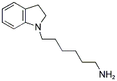 6-(2,3-DIHYDRO-1H-INDOL-1-YL)-1-HEXANAMINE Struktur