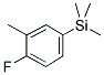 1-(TRIMETHYLSILYL)-4-FLUORO-3-METHYLBENZENE Struktur