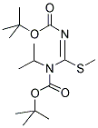 N,N'-BIS(TERT-BUTOXYCARBONYL)-N-ISOPROPYL-S-METHYL-ISOTHIOUREA Struktur