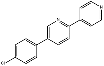 5-(4-CHLOROPHENYL)-2,4'-BIPYRIDINE Struktur