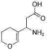 3-AMINO-3-(5,6-DIHYDRO-4H-PYRAN-3-YL)-PROPIONIC ACID Struktur