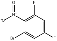 2-BROMO-4,6-DIFLUORONITROBENZENE Struktur