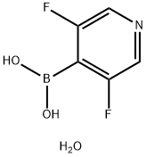 3,5-DIFLUOROPYRIDINE-4-BORONIC ACID HYDRATE Struktur