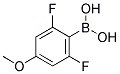 2,6-DIFLUORO-4-METHOXYPHENYLBORONIC ACID Struktur