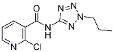 2-CHLORO-N-(2-PROPYL-2H-TETRAZOL-5-YL)NICOTINAMIDE Struktur