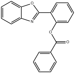 2-(2-BENZOXAZOLYL)PHENYL BENZOATE Struktur