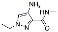 4-AMINO-1-ETHYL-1 H-PYRAZOLE-3-CARBOXYLIC ACID METHYLAMIDE Struktur