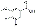 4,5-DIFLUORO-3-METHOXYBENZOIC ACID Struktur