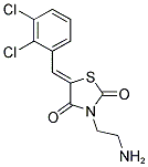 3-(2-AMINO-ETHYL)-5-(2,3-DICHLORO-BENZYLIDENE)-THIAZOLIDINE-2,4-DIONE Struktur