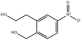 2-(2-(HYDROXYMETHYL)-5-NITROPHENYL)-ETHANOL Struktur