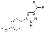 3-DIFLUOROMETHYL-5-(4-METHOXYPHENYL)PYRAZOLE Struktur