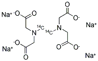 ETHYLENEDIAMINETETRAACETIC ACID-1,2-14C TETRASODIUM SALT Struktur