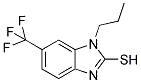 1-PROPYL-6-(TRIFLUOROMETHYL)-1H-BENZIMIDAZOLE-2-THIOL Struktur