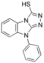 9-PHENYL-9H-[1,2,4]TRIAZOLO[4,3-A]BENZIMIDAZOLE-3-THIOL Struktur