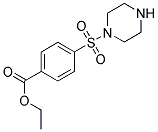 4-(PIPERAZINE-1-SULFONYL)-BENZOIC ACID ETHYL ESTER Struktur