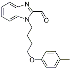 1-[4-(4-METHYLPHENOXY)BUTYL]-1H-BENZIMIDAZOLE-2-CARBALDEHYDE Struktur