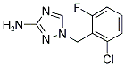 1-(2-CHLORO-6-FLUORO-BENZYL)-1H-[1,2,4]TRIAZOL-3-YLAMINE Struktur