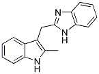 2-[(2-METHYL-1H-INDOL-3-YL)METHYL]-1H-BENZIMIDAZOLE Struktur