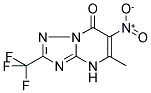 5-METHYL-6-NITRO-2-(TRIFLUOROMETHYL)[1,2,4]TRIAZOLO[1,5-A]PYRIMIDIN-7(4H)-ONE Struktur