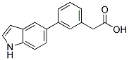 [3-(1H-INDOL-5-YL)-PHENYL]-ACETIC ACID Struktur