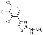 [4-(2,3,4-TRICHLORO-PHENYL)-THIAZOL-2-YL]-HYDRAZINE Struktur