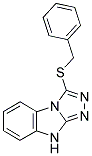 3-(BENZYLTHIO)-9H-[1,2,4]TRIAZOLO[4,3-A]BENZIMIDAZOLE Struktur