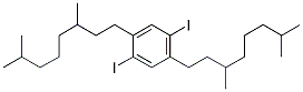 1,4-BIS-(3,7-DIMETHYLOCTYL)-2,5-DIIODOBENZENE Struktur