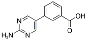 3-(2-AMINOPYRIMIDIN-5-YL)BENZOIC ACID Struktur