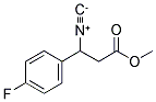 METHYL 3-ISOCYANO-3-(4-FLUOROPHENYL)PROPIONATE Struktur